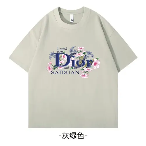 Christian Dior T-Shirts Short Sleeved For Unisex #1429050 $34.00 USD, Wholesale Replica Christian Dior T-Shirts