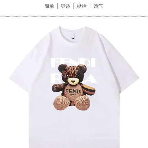 Fendi T-Shirts Short Sleeved For Unisex #1429065 $34.00 USD, Wholesale Replica Fendi T-Shirts