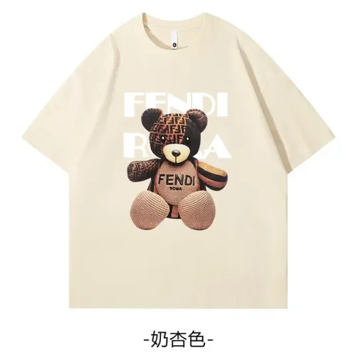 Fendi T-Shirts Short Sleeved For Unisex #1429066 $34.00 USD, Wholesale Replica Fendi T-Shirts