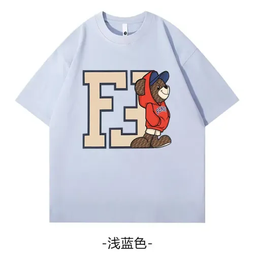 Fendi T-Shirts Short Sleeved For Unisex #1429074 $34.00 USD, Wholesale Replica Fendi T-Shirts