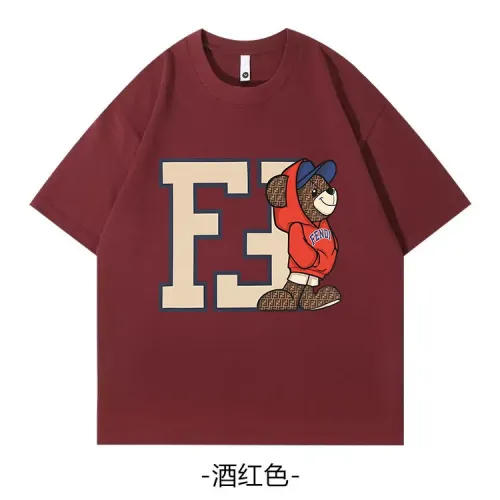 Fendi T-Shirts Short Sleeved For Unisex #1429075 $34.00 USD, Wholesale Replica Fendi T-Shirts