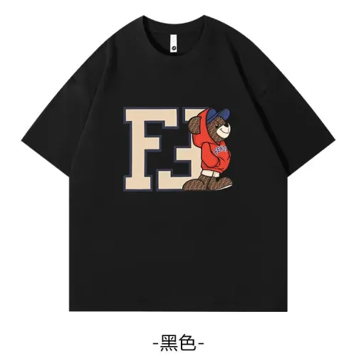 Fendi T-Shirts Short Sleeved For Unisex #1429076 $34.00 USD, Wholesale Replica Fendi T-Shirts