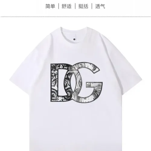 Dolce &amp; Gabbana D&amp;G T-Shirts Short Sleeved For Unisex #1429089 $34.00 USD, Wholesale Replica Dolce &amp; Gabbana D&amp;G T-Shirts