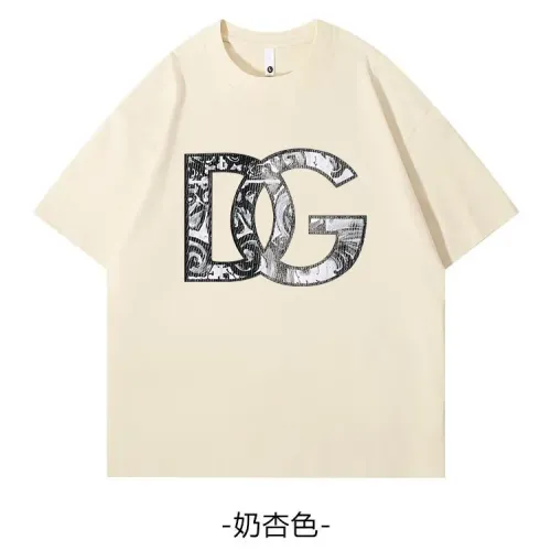 Dolce &amp; Gabbana D&amp;G T-Shirts Short Sleeved For Unisex #1429090 $34.00 USD, Wholesale Replica Dolce &amp; Gabbana D&amp;G T-Shirts
