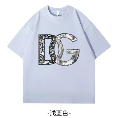 Dolce &amp; Gabbana D&amp;G T-Shirts Short Sleeved For Unisex #1429092 $34.00 USD, Wholesale Replica Dolce &amp; Gabbana D&amp;G T-Shirts