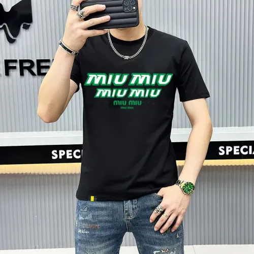 MIU MIU T-Shirts Short Sleeved For Men #1429240 $40.00 USD, Wholesale Replica MIU MIU T-Shirts