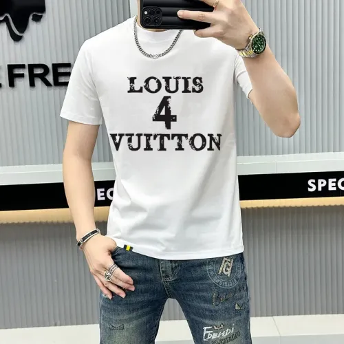 Louis Vuitton LV T-Shirts Short Sleeved For Men #1429243 $40.00 USD, Wholesale Replica Louis Vuitton LV T-Shirts