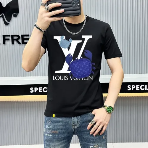 Louis Vuitton LV T-Shirts Short Sleeved For Men #1429246 $40.00 USD, Wholesale Replica Louis Vuitton LV T-Shirts