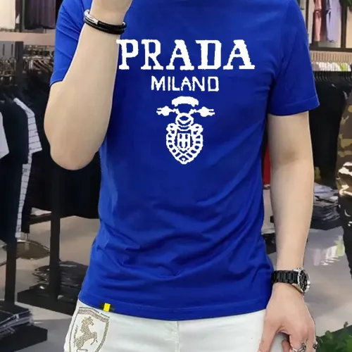 Prada T-Shirts Short Sleeved For Men #1429259 $40.00 USD, Wholesale Replica Prada T-Shirts