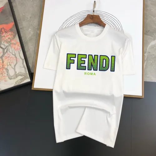 Fendi T-Shirts Short Sleeved For Men #1429304 $40.00 USD, Wholesale Replica Fendi T-Shirts