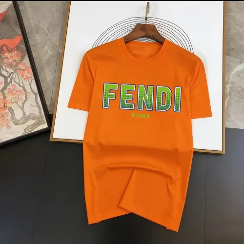 Fendi T-Shirts Short Sleeved For Men #1429309 $40.00 USD, Wholesale Replica Fendi T-Shirts