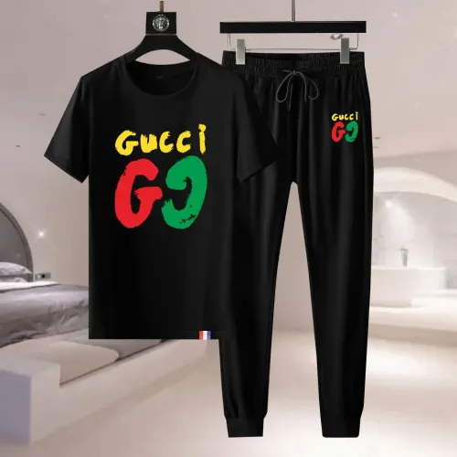 Gucci Tracksuits Short Sleeved For Men #1429386 $76.00 USD, Wholesale Replica Gucci Tracksuits
