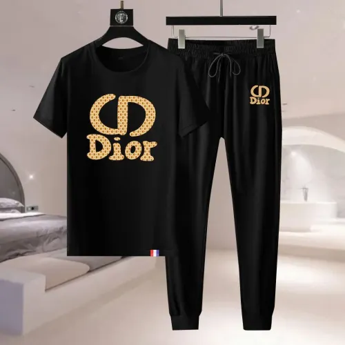 Christian Dior Tracksuits Short Sleeved For Men #1429387 $76.00 USD, Wholesale Replica Christian Dior Tracksuits