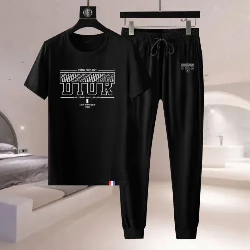Christian Dior Tracksuits Short Sleeved For Men #1429389 $76.00 USD, Wholesale Replica Christian Dior Tracksuits