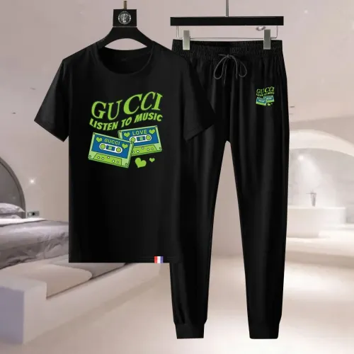 Gucci Tracksuits Short Sleeved For Men #1429400 $76.00 USD, Wholesale Replica Gucci Tracksuits