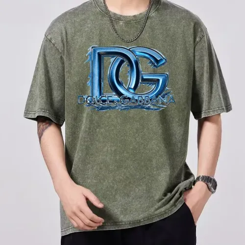 Dolce &amp; Gabbana D&amp;G T-Shirts Short Sleeved For Men #1429524 $45.00 USD, Wholesale Replica Dolce &amp; Gabbana D&amp;G T-Shirts