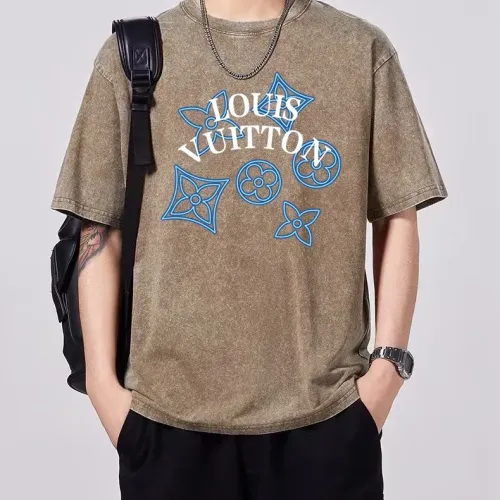 Louis Vuitton LV T-Shirts Short Sleeved For Men #1429534 $45.00 USD, Wholesale Replica Louis Vuitton LV T-Shirts