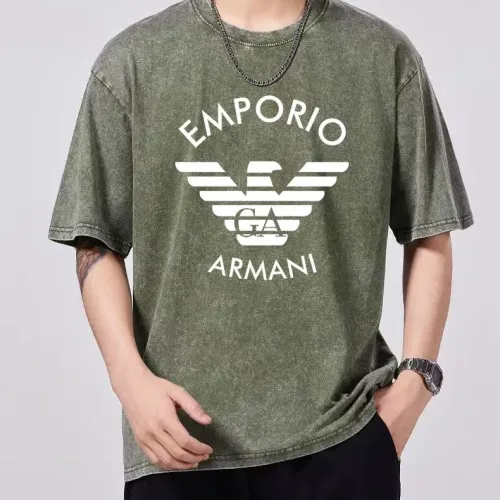 Armani T-Shirts Short Sleeved For Men #1429549