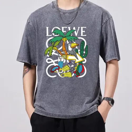 Replica LOEWE T-Shirts Short Sleeved For Men #1429563 $45.00 USD for Wholesale