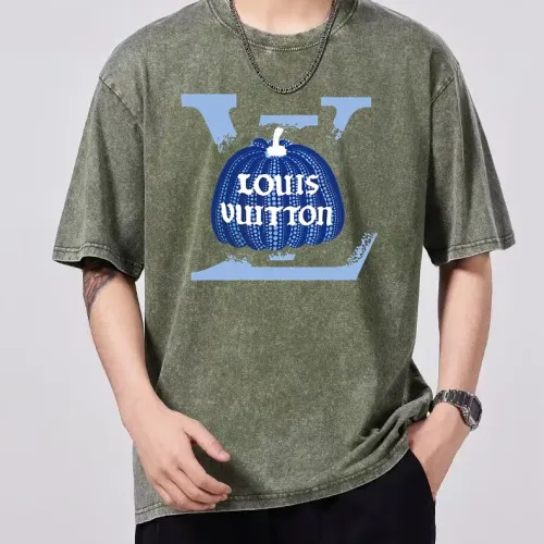 Louis Vuitton LV T-Shirts Short Sleeved For Men #1429574 $45.00 USD, Wholesale Replica Louis Vuitton LV T-Shirts