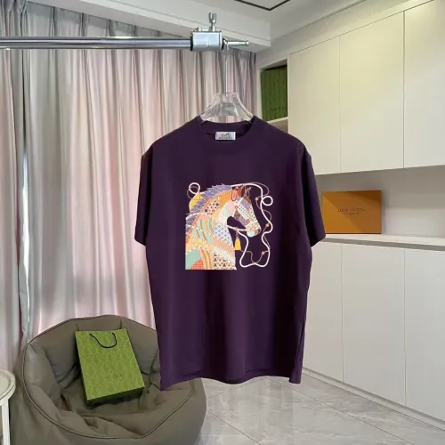 Hermes T-Shirts Short Sleeved For Unisex #1429662 $42.00 USD, Wholesale Replica Hermes T-Shirts