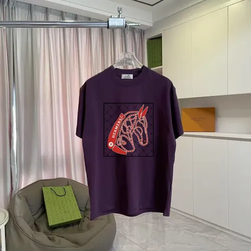 Hermes T-Shirts Short Sleeved For Unisex #1429674 $42.00 USD, Wholesale Replica Hermes T-Shirts
