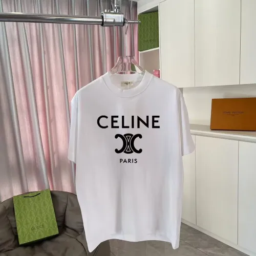Celine T-Shirts Short Sleeved For Unisex #1429707 $42.00 USD, Wholesale Replica Celine T-Shirts