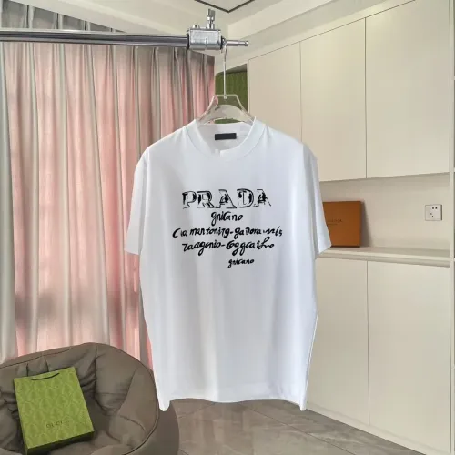 Prada T-Shirts Short Sleeved For Unisex #1429751 $42.00 USD, Wholesale Replica Prada T-Shirts