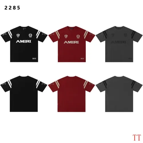 Replica Amiri T-Shirts Short Sleeved For Unisex #1429912 $32.00 USD for Wholesale