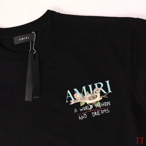 Replica Amiri T-Shirts Short Sleeved For Unisex #1429915 $32.00 USD for Wholesale