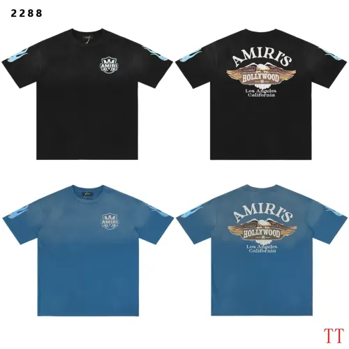 Replica Amiri T-Shirts Short Sleeved For Unisex #1429916 $36.00 USD for Wholesale