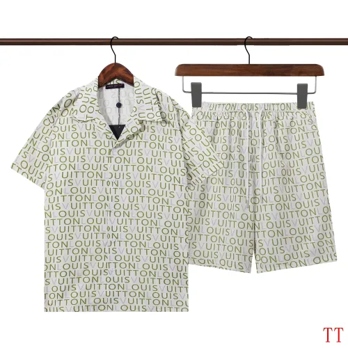 Louis Vuitton LV Tracksuits Short Sleeved For Men #1429969 $52.00 USD, Wholesale Replica Louis Vuitton LV Tracksuits