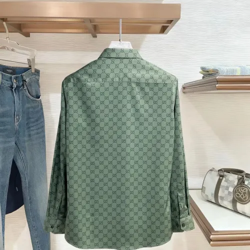Replica Gucci Shirts Long Sleeved For Men #1430142 $80.00 USD for Wholesale