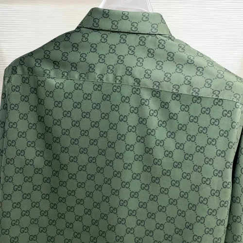 Replica Gucci Shirts Long Sleeved For Men #1430142 $80.00 USD for Wholesale