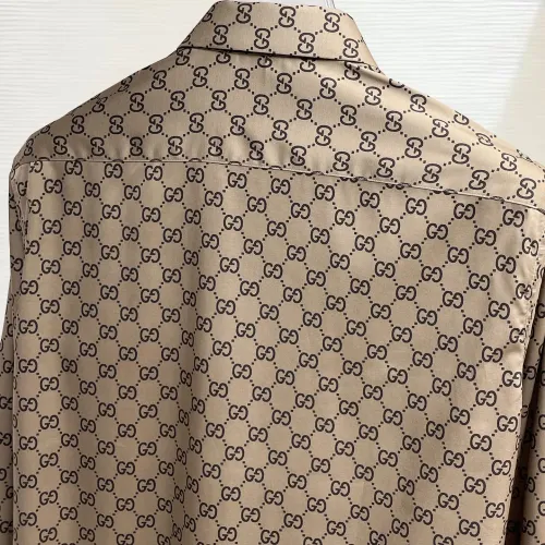 Replica Gucci Shirts Long Sleeved For Men #1430145 $80.00 USD for Wholesale