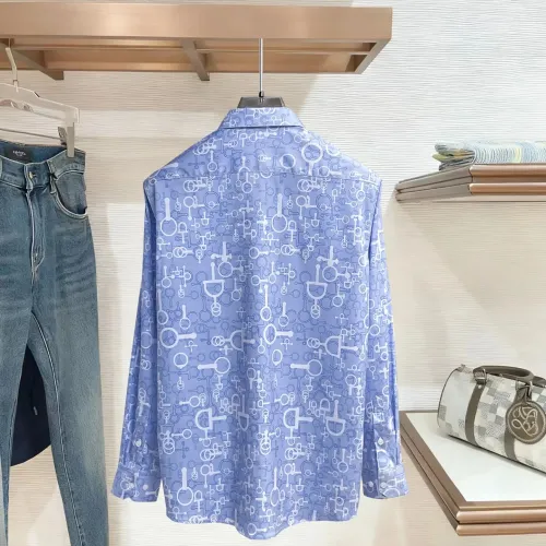 Replica Hermes Shirts Long Sleeved For Men #1430146 $80.00 USD for Wholesale