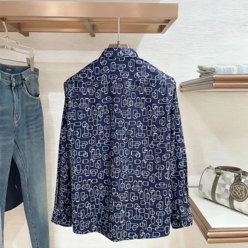 Replica Hermes Shirts Long Sleeved For Men #1430148 $80.00 USD for Wholesale