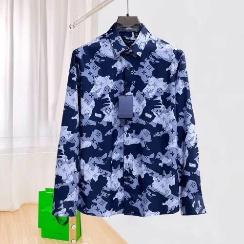 Louis Vuitton LV Shirts Long Sleeved For Men #1430152 $80.00 USD, Wholesale Replica Louis Vuitton LV Shirts