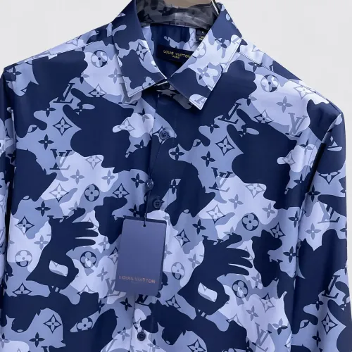 Replica Louis Vuitton LV Shirts Long Sleeved For Men #1430152 $80.00 USD for Wholesale