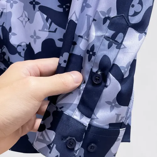 Replica Louis Vuitton LV Shirts Long Sleeved For Men #1430152 $80.00 USD for Wholesale