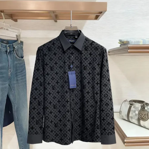 Louis Vuitton LV Shirts Long Sleeved For Men #1430155 $80.00 USD, Wholesale Replica Louis Vuitton LV Shirts