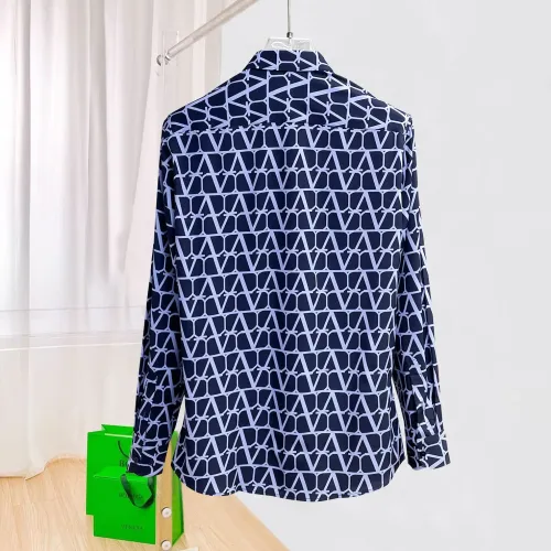 Replica Valentino Shirts Long Sleeved For Men #1430161 $80.00 USD for Wholesale