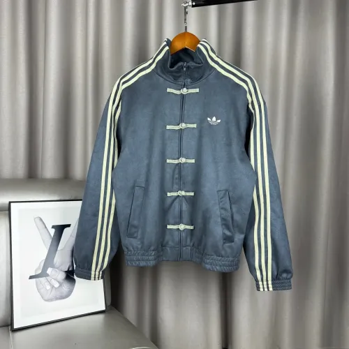 Adidas Jackets Long Sleeved For Unisex #1430252 $56.00 USD, Wholesale Replica Adidas Jackets