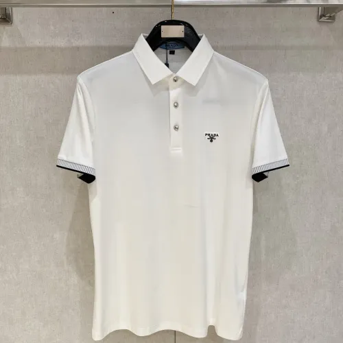 Prada T-Shirts Short Sleeved For Men #1430256 $80.00 USD, Wholesale Replica Prada T-Shirts