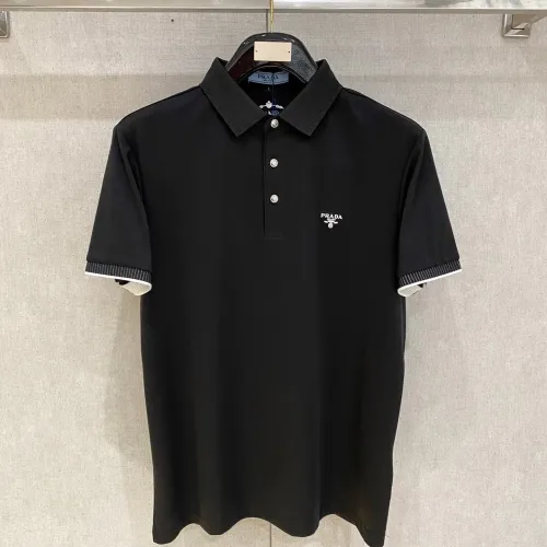 Prada T-Shirts Short Sleeved For Men #1430258 $80.00 USD, Wholesale Replica Prada T-Shirts