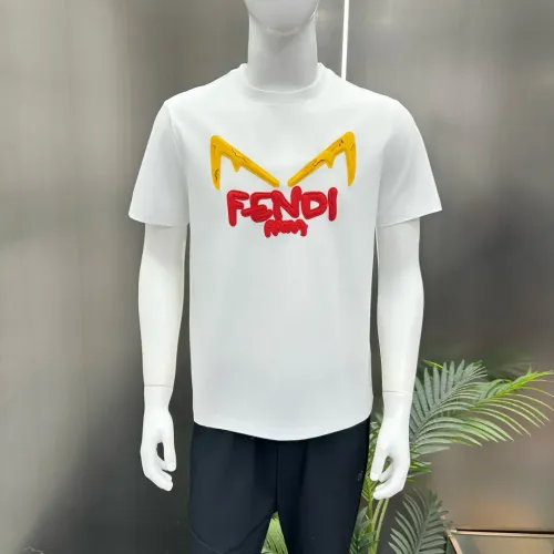 Replica Fendi T-Shirts Short Sleeved For Unisex #1430357 $64.00 USD for Wholesale