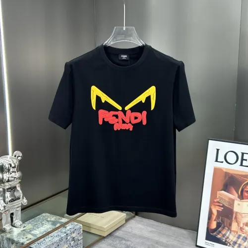 Fendi T-Shirts Short Sleeved For Unisex #1430358 $64.00 USD, Wholesale Replica Fendi T-Shirts
