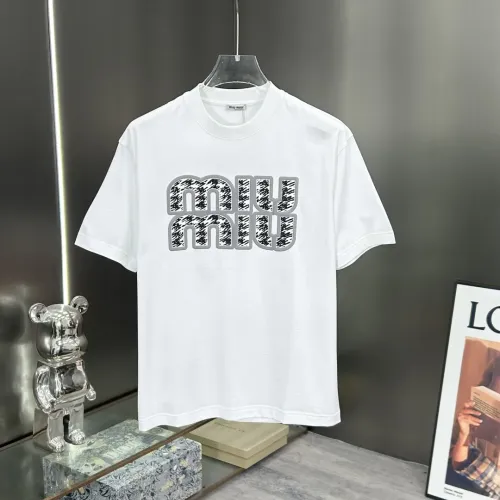 MIU MIU T-Shirts Short Sleeved For Men #1430379 $82.00 USD, Wholesale Replica MIU MIU T-Shirts