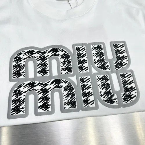Replica MIU MIU T-Shirts Short Sleeved For Men #1430379 $82.00 USD for Wholesale