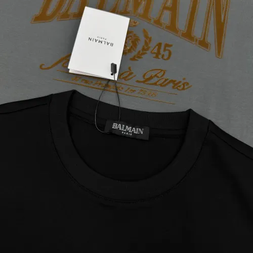 Replica Balmain T-Shirts Short Sleeved For Men #1430383 $76.00 USD for Wholesale